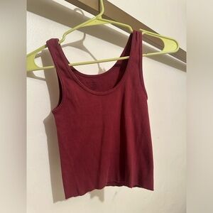 Marron tank top! brandy melville